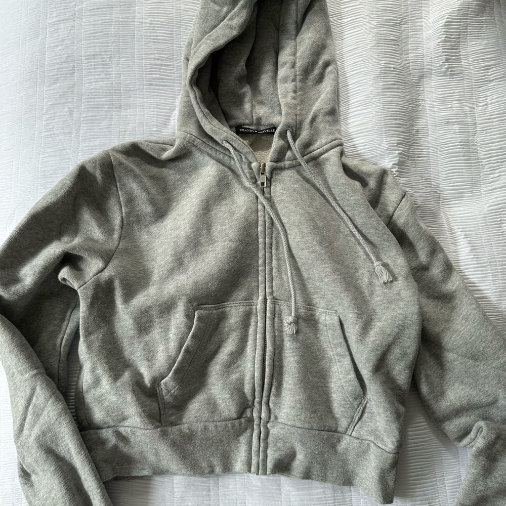 Cropped brandy hoodie